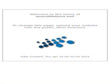 Tablet Screenshot of movablehost.net